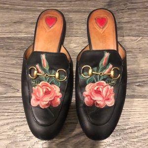 Gucci Rose Mules